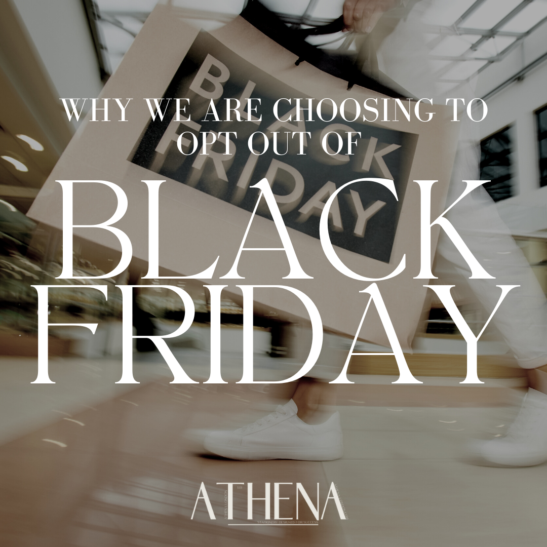 Why We Are Opting Out Of Black Friday Deals