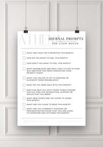 10 Journal Prompts For A New Month